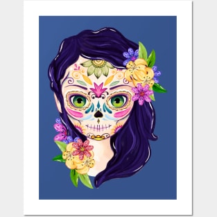 Dia De Muertos Posters and Art